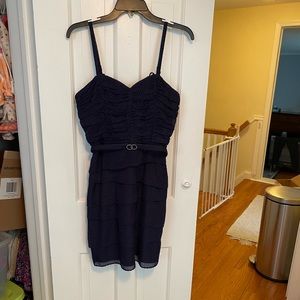 Laundry by Shelli Segal navy dress